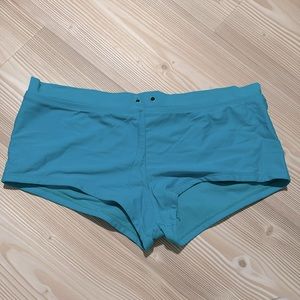 Teal Cheeky Swim Shorts